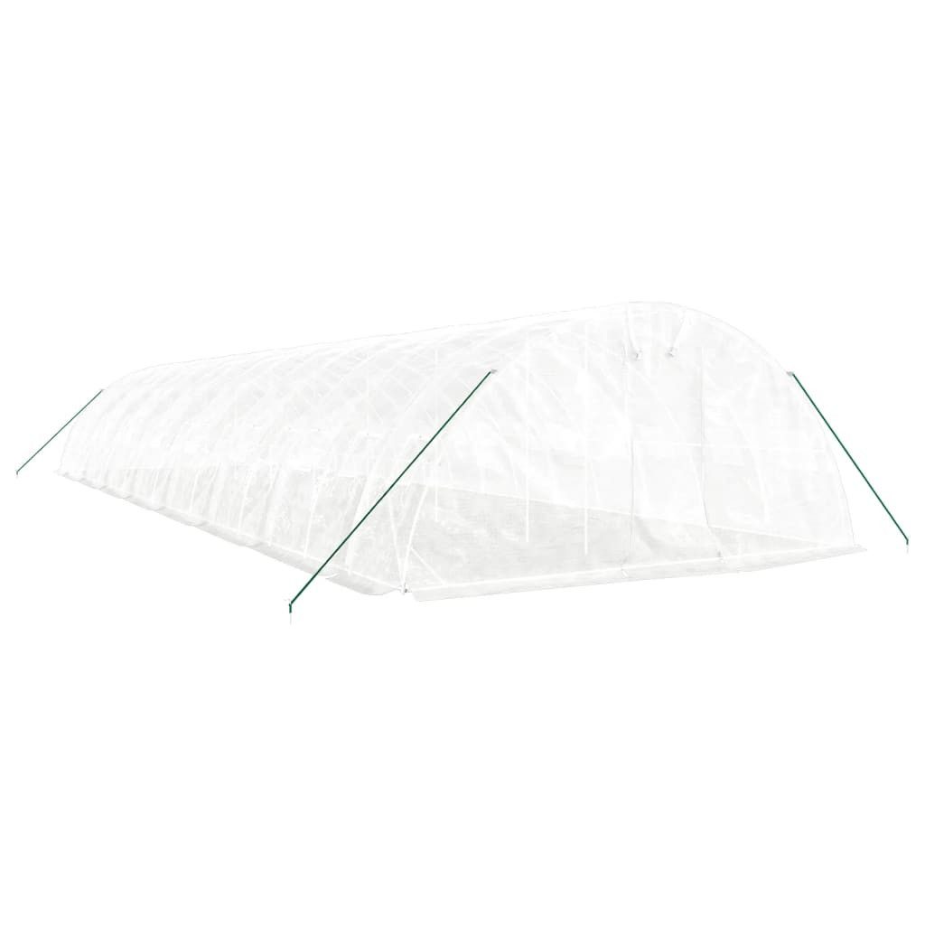 vidaXL Gewächshaus, Treibhaus mit Stahl...