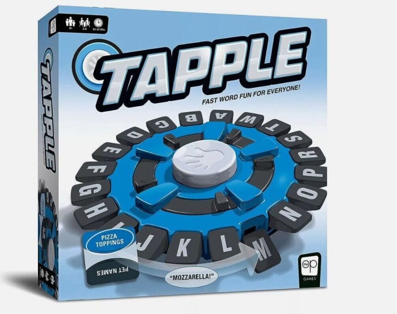 Spiel Tapple-Wortspiel: Das schnelle Denk- und Buchstabenpressspiel