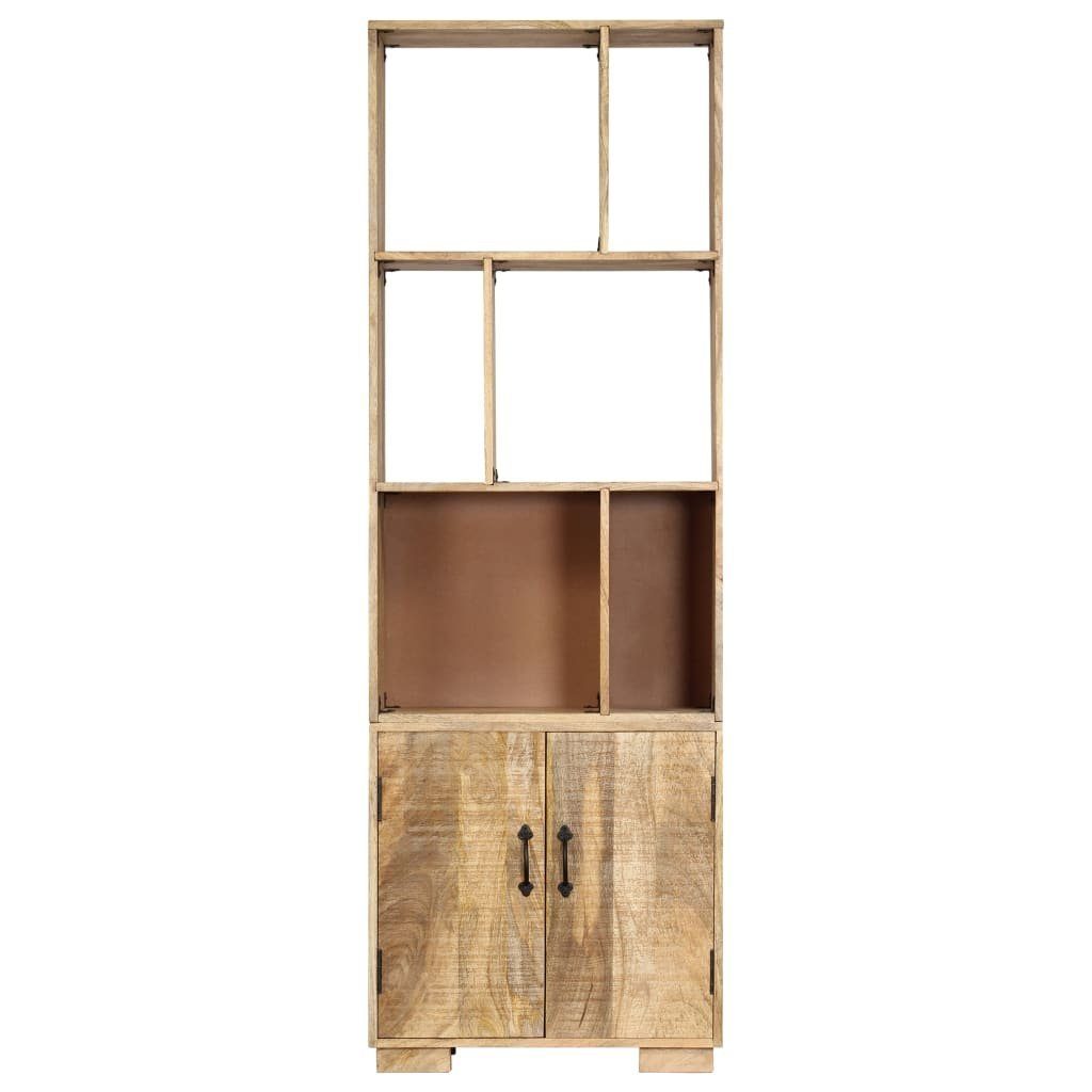 vidaXL Bücherregal Bücherregal 60x35x180 cm Massivholz, 1-tlg.