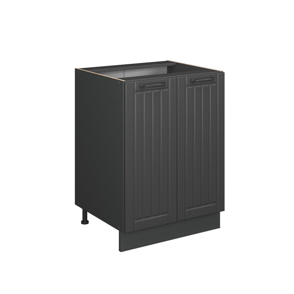 Vicco Unterschrank Fame-Line, Dunkelgrau/Anthrazit, 60 cm, günstig online kaufen