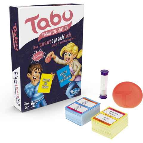 Hasbro Spiel, Tabu Familien-Edition, das unaussprechlich gute Familienspiel; Made in Europe