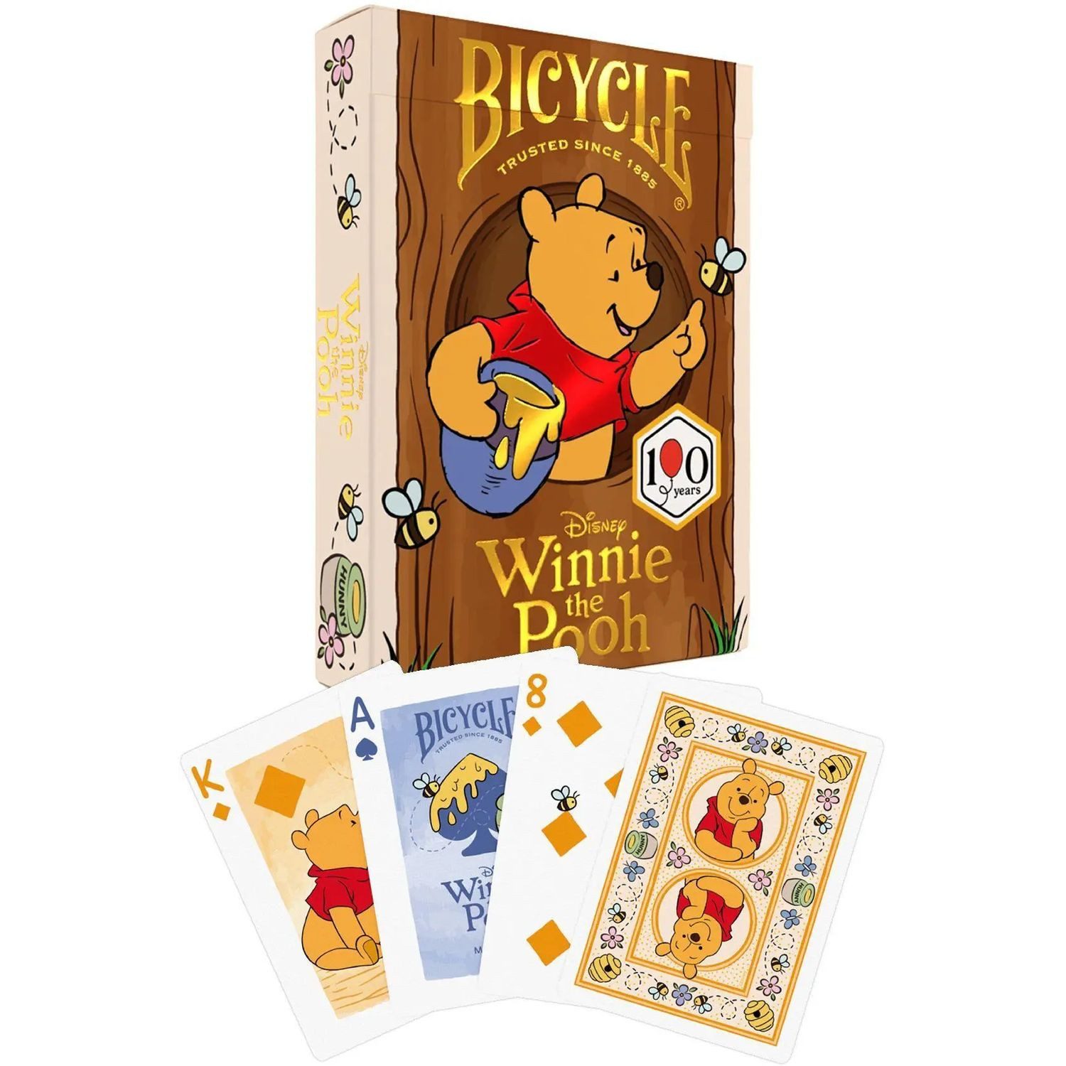 Cartamundi Spiel Bicycle® Winnie the Pooh (Designer Spielkarten, Poker, Skat, Romm)