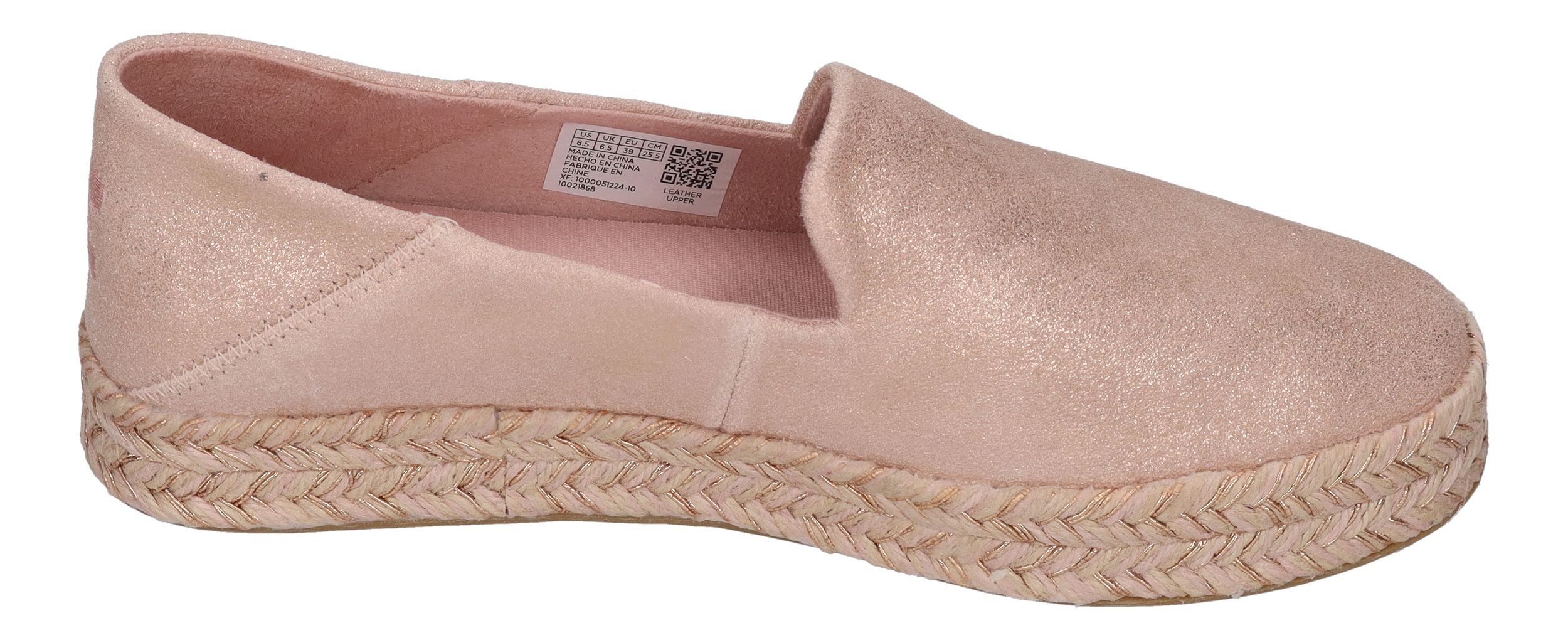 TOMS CAROLINA Espadrille Pale Rose Metallic – Bild 4 von 5