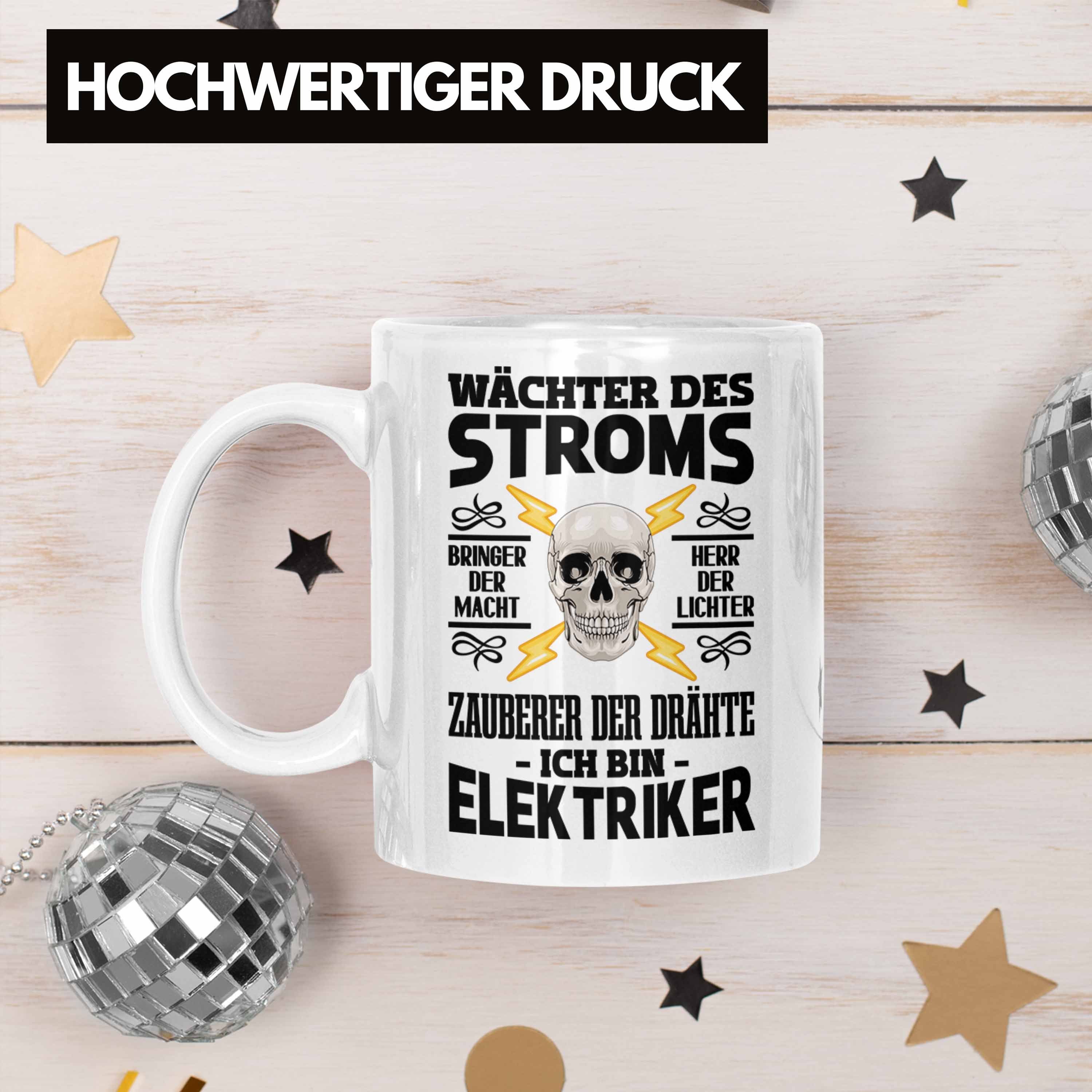 Kaffeebecher Lustig Trendation Gadget Trendation Weiss Männer Geschenke Tasse für - Geschenk Elektriker Tasse Spruch