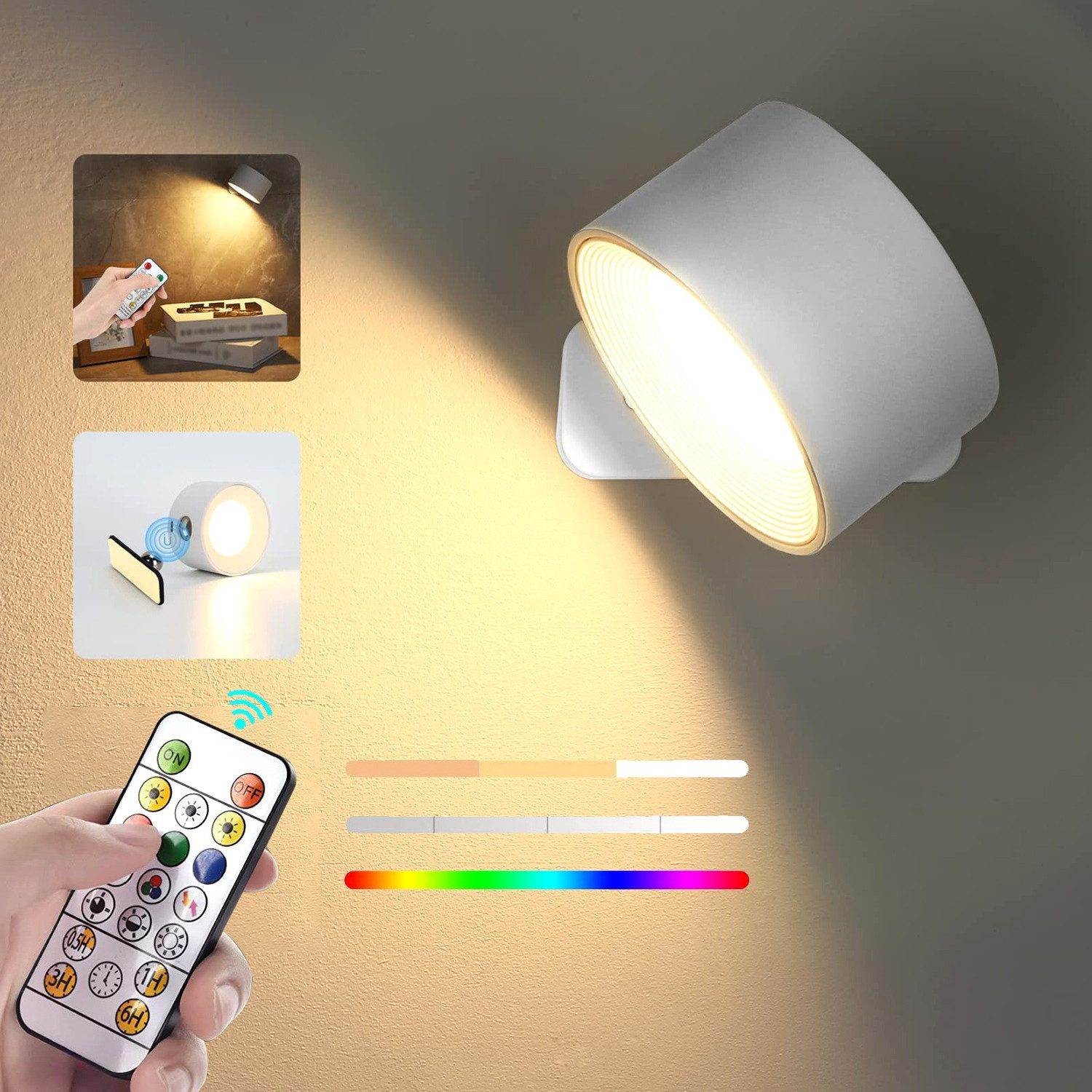 zggzerg LED Wandstrahler Wandleuchte LED Wandleuchte günstig online kaufen