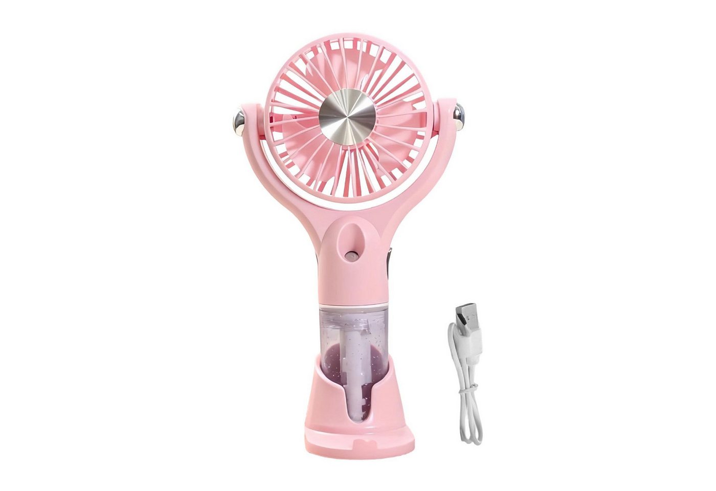 nsihing Handventilator Tragbarer Sprühnebel-Ventilator, Hand-Sprühnebel-Ventilator, Per USB aufladbarer Sprühnebel-Ventilator mit feinem Sprühnebel.
