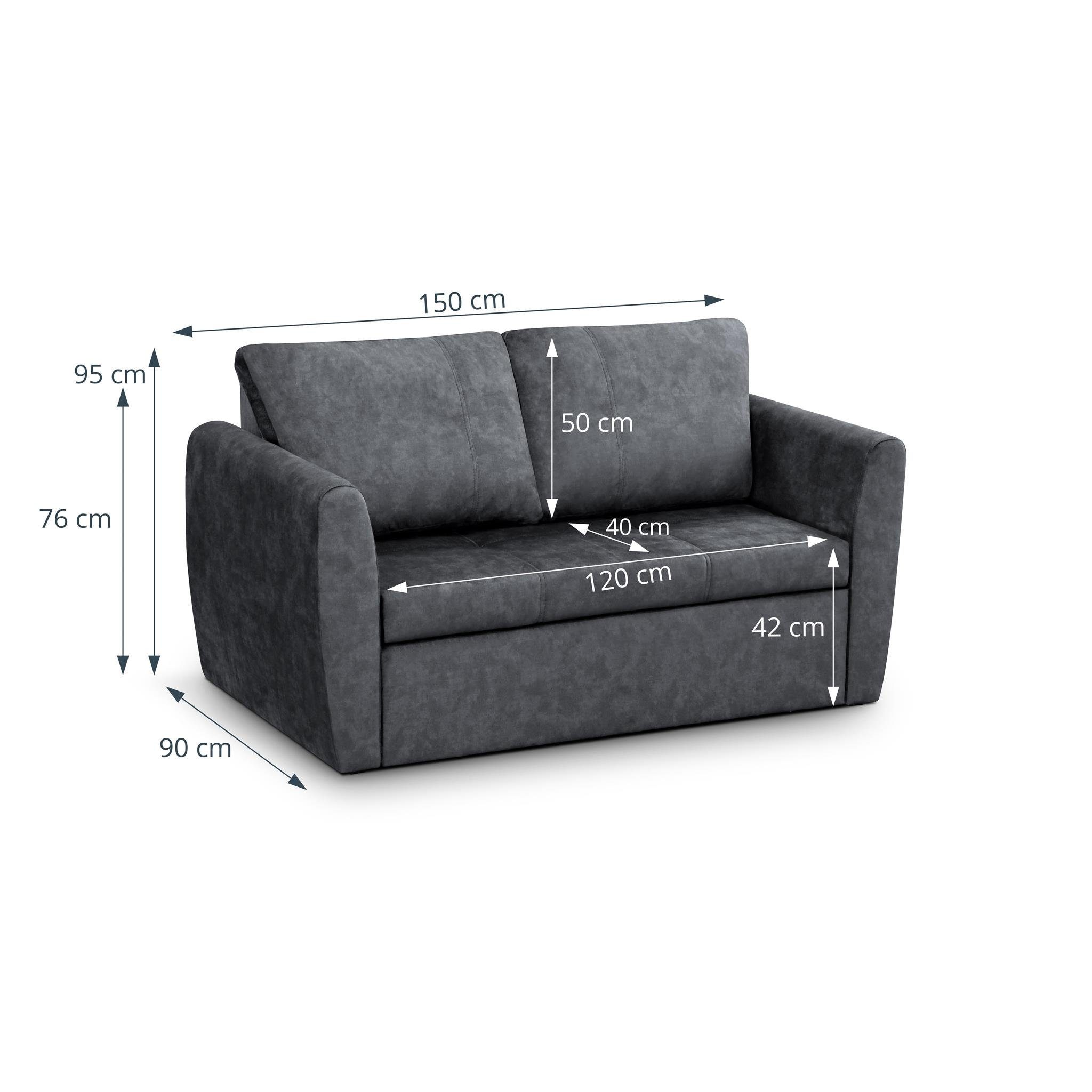 Beautysofa Schlafsofa Kamel II, mit Schlaffunktion günstig online kaufen