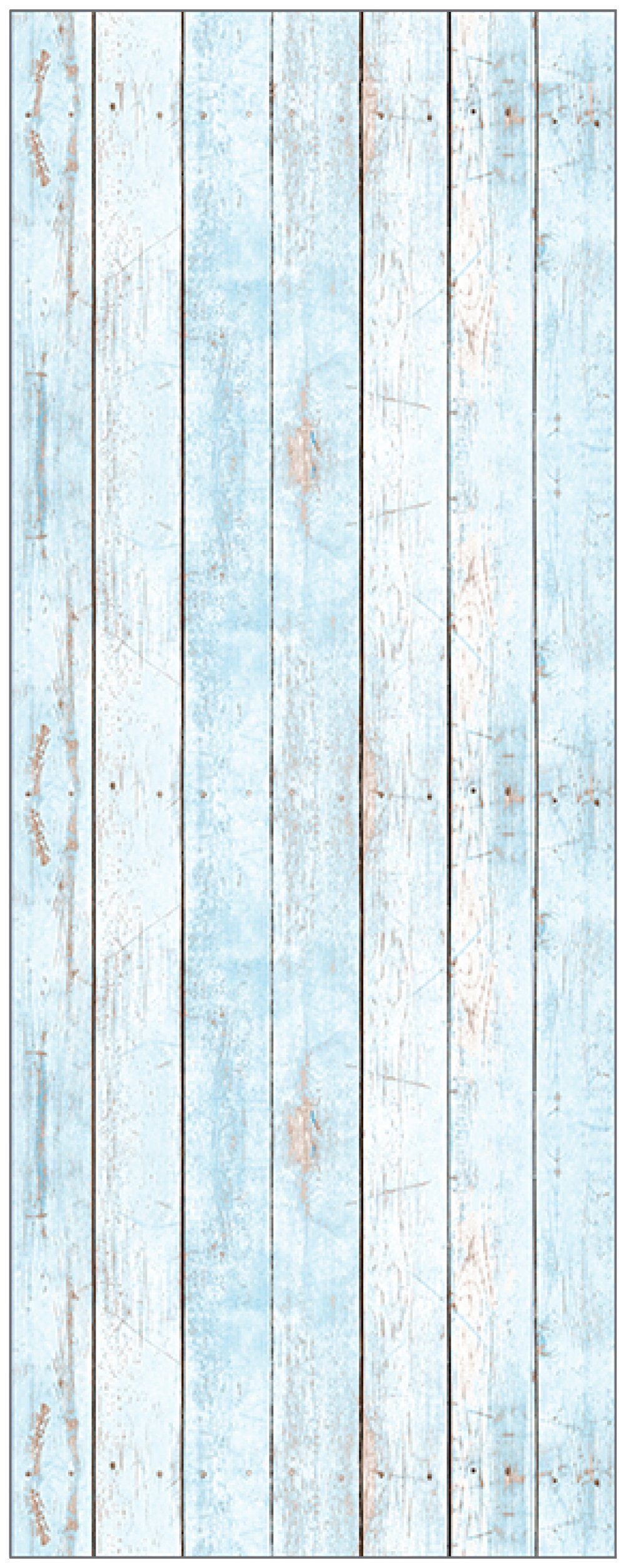 MySpotti Spritzschutz fresh Wood Light Blue, 100 x 255 cm