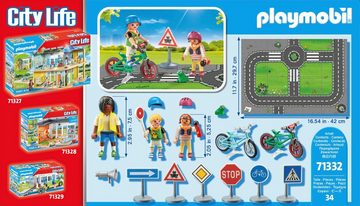 Playmobil® Konstruktions-Spielset Fahrradparcours (71332), City Life, (34 St), Made in Europe