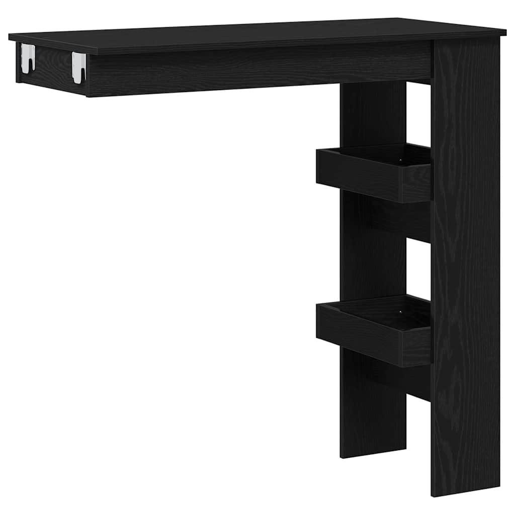 vidaXL Esstisch Wand Bar Tisch 102 x 45 x 103,5 cm Holzwerkstoff (1-St)