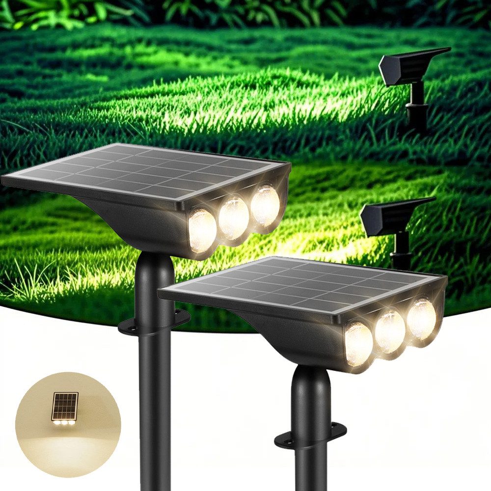 BlingBin LED Solarleuchte Solarlampen 2 in günstig online kaufen