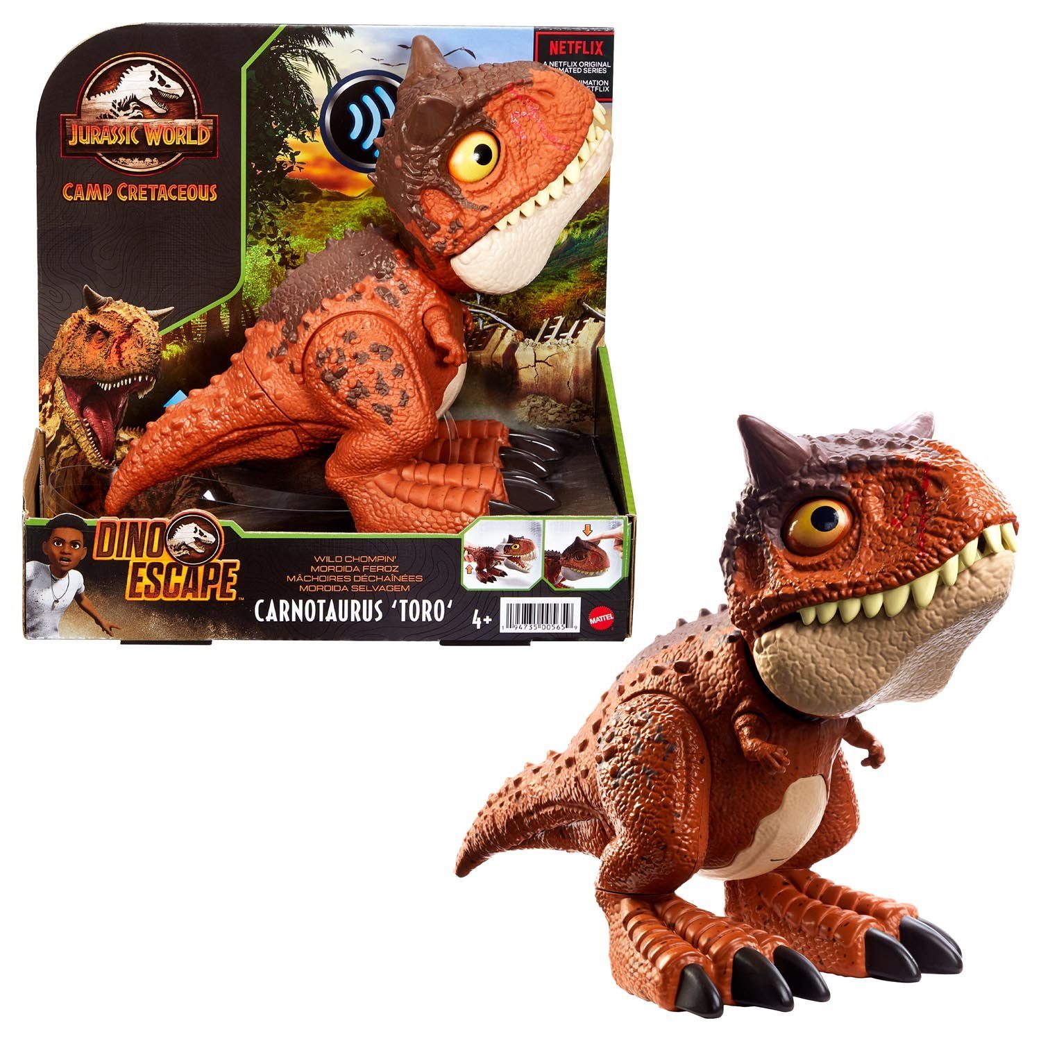 Mattel GmbH Spielfigur Mattel HBY84 - Jurassic World Carnotaurus Toro