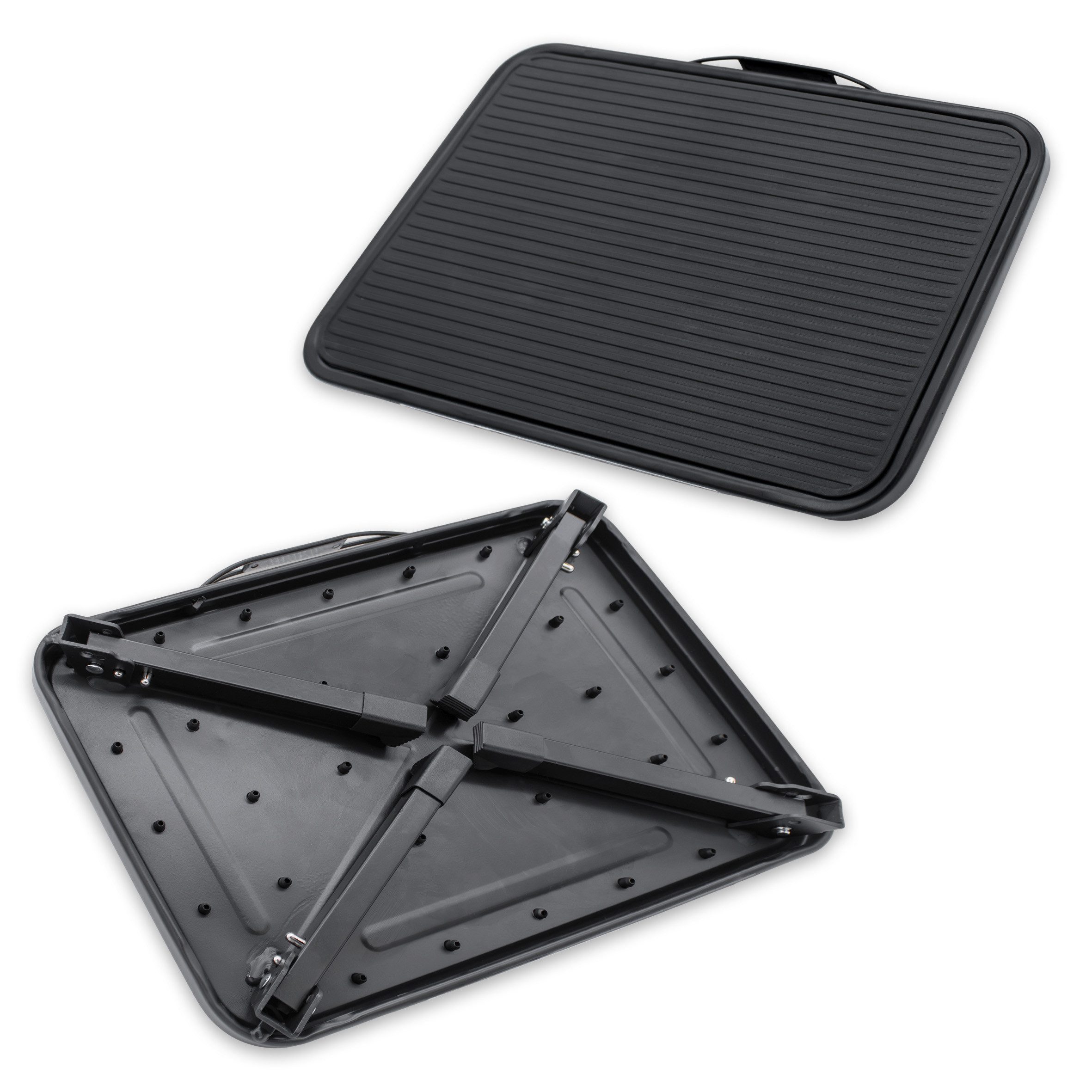 Spetebo Klapptritt Trittstufe mit Tragegriff und Antirutsch ca. 38 cm x 26,5 cm (L x B) (Stück, 1-St., 1), belastbar bis 150 kg
