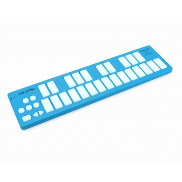 Keith McMillen Synthesizer K-Board MIDI-Controller Aqua mit Kopfhörer