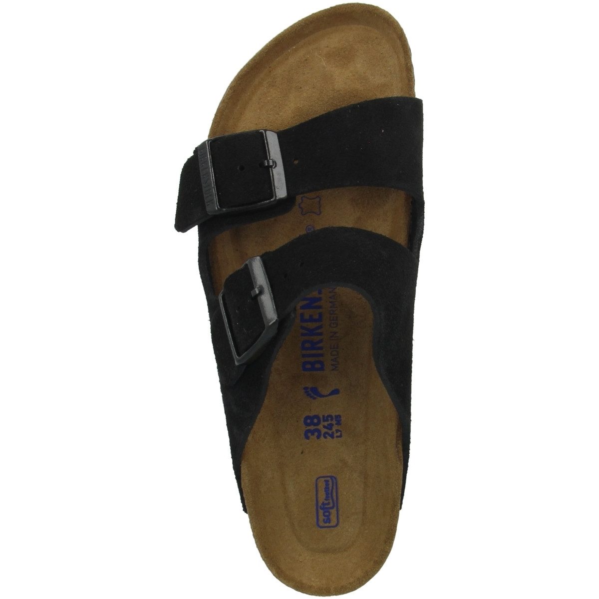 Birkenstock Arizona SFB Veloursleder Weichbettung schmal Sandale Sandaletten, Sommerschuhe, Badeschuhe, Riemchen, Schlappen