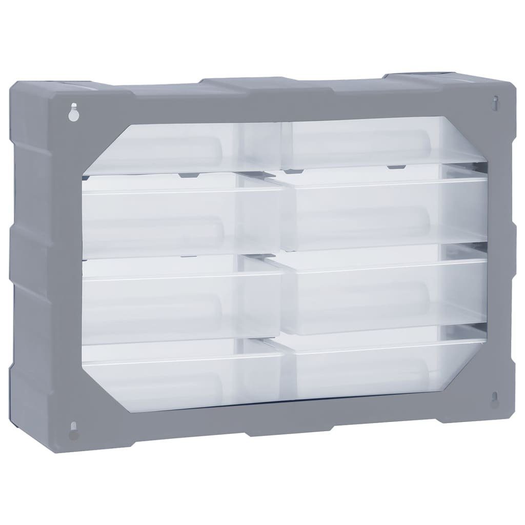 vidaXL Werkzeugbox Multi-Schubladen-Organizer 8 große St) (1 cm 52x16x37 Schubladen