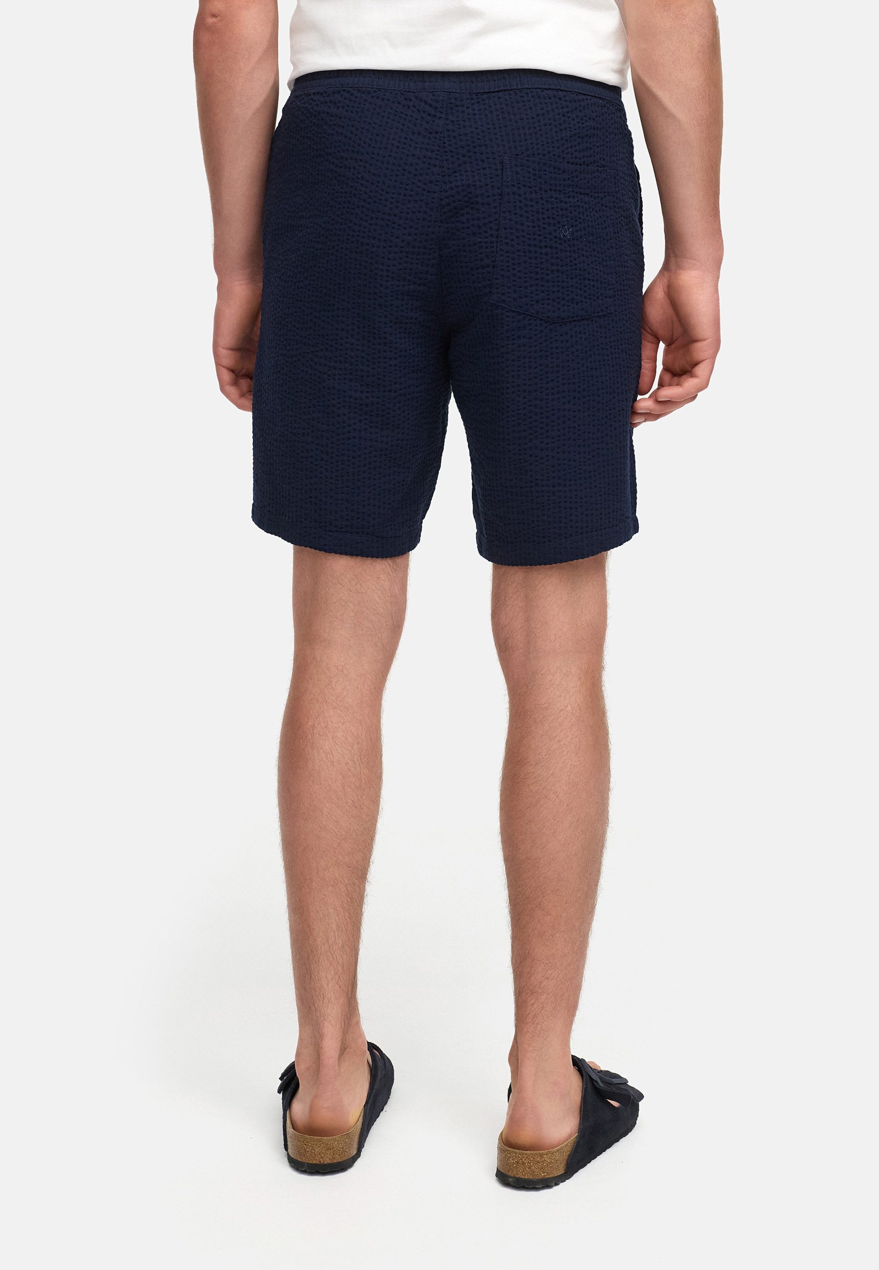 Kronstadt Chinoshorts Herren KSArlin Chino Shorts Herrenshorts aus Seersucker für maximale Luftzirkulation an warmen Tagen