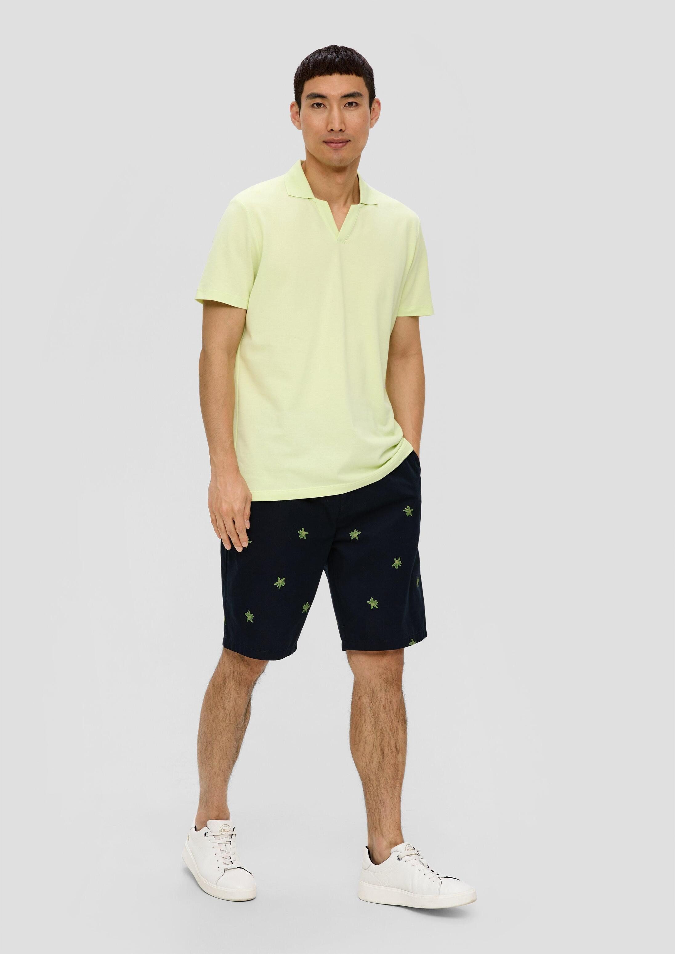 s.Oliver Shorts Bermuda DETROIT Relaxed: Bermuda mit All-over-Print