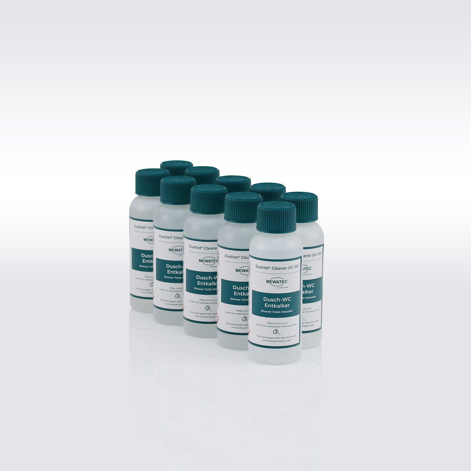 Dushlet Cleaner 100 ml - 10 Stück Flüssigentkalker