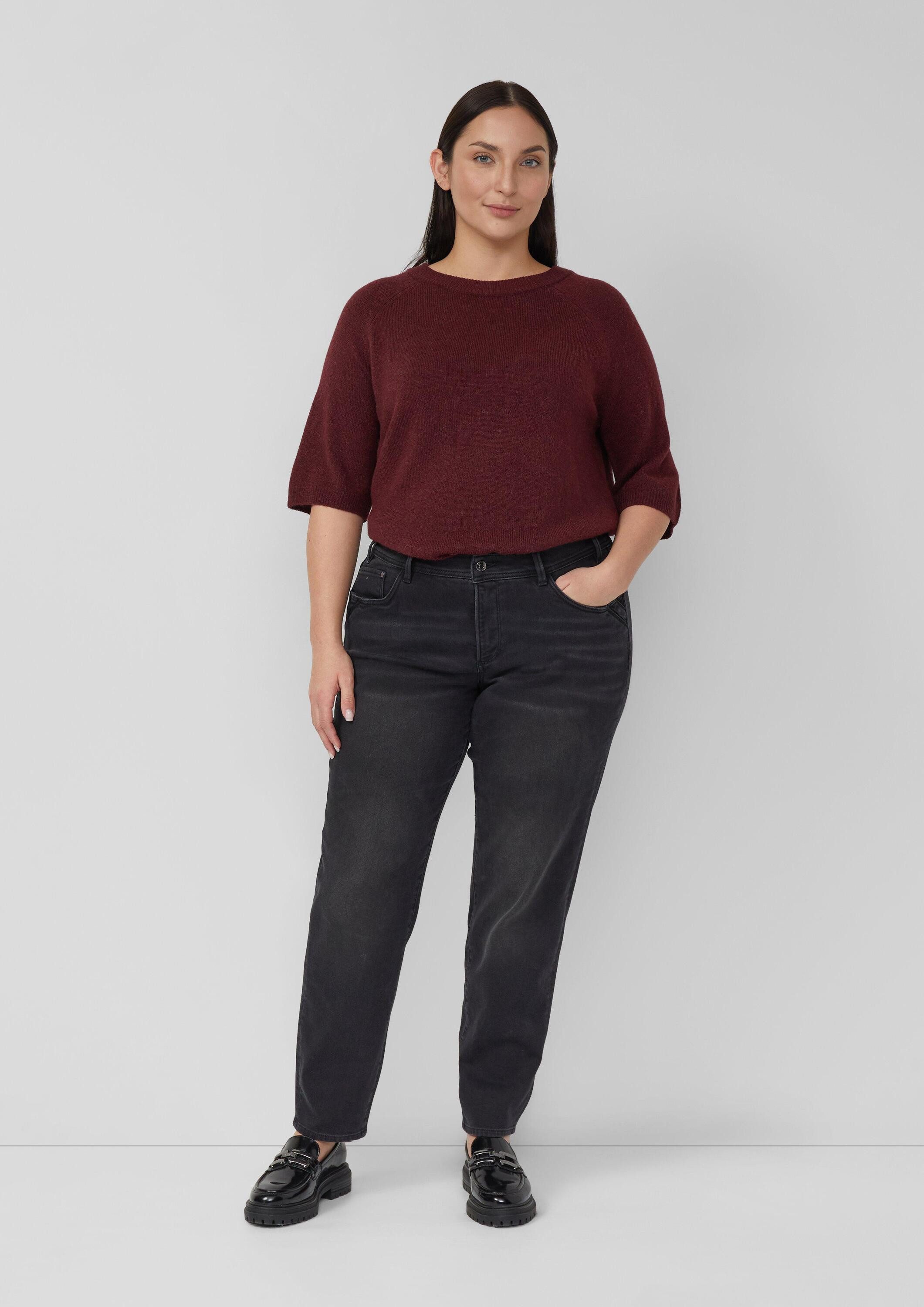 s.Oliver Slim-fit-Jeans Jeans-Hose Jeans / Curvy Fit / Mid Rise / Slim Tapered Leg / cosy inside