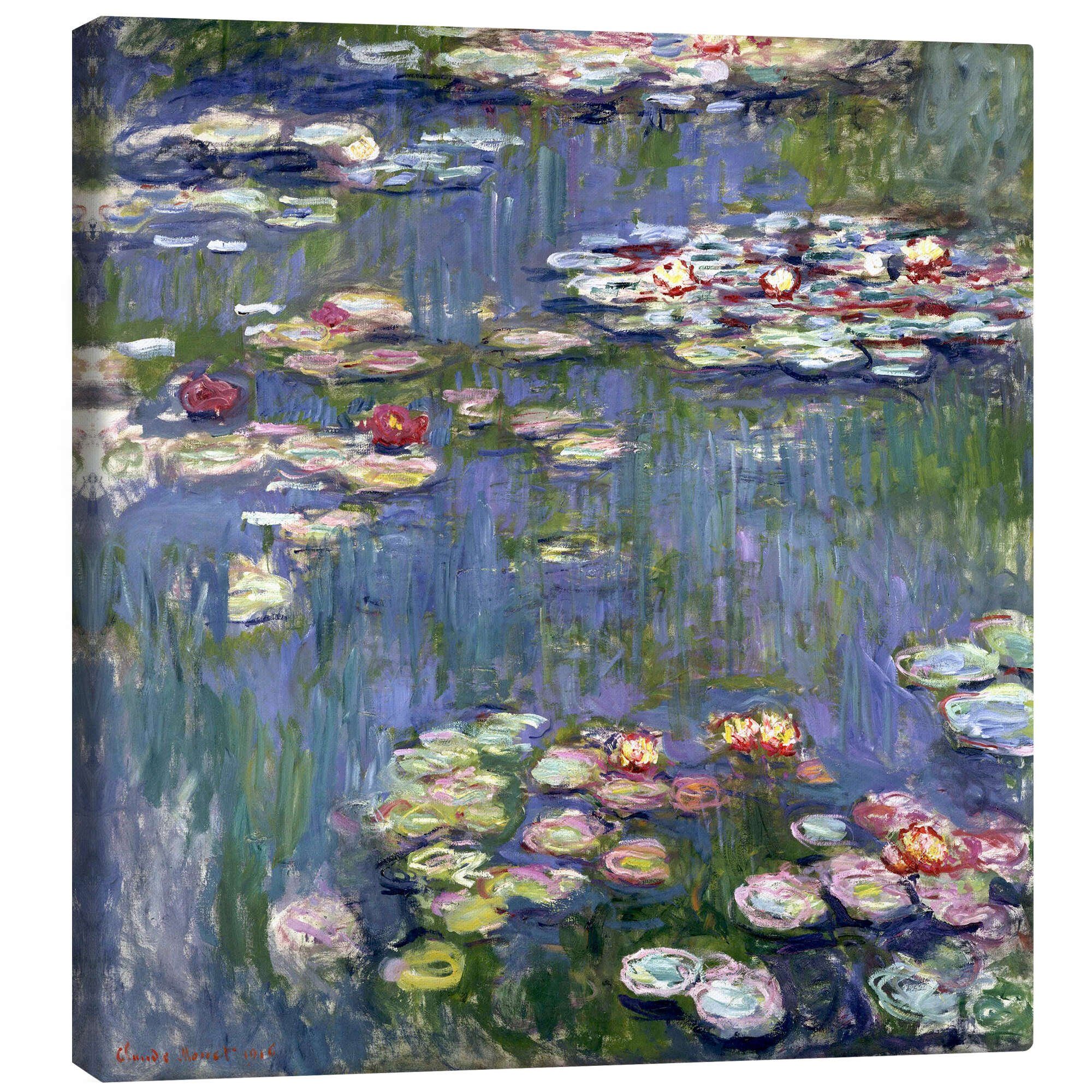 Posterlounge Wandbild Seerosen, 1916, Claude Monet, erhältlich als Poster, Leinwandbild, Wandsticker oder Acrylglasbild