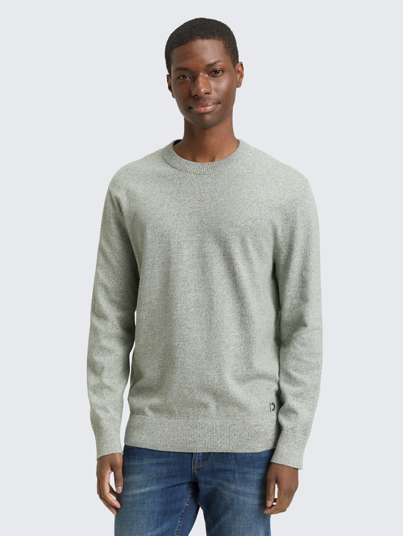 TOM TAILOR Denim Strickpullover Pullover & Strickjacken Basic Strickpullover aus Baumwolle