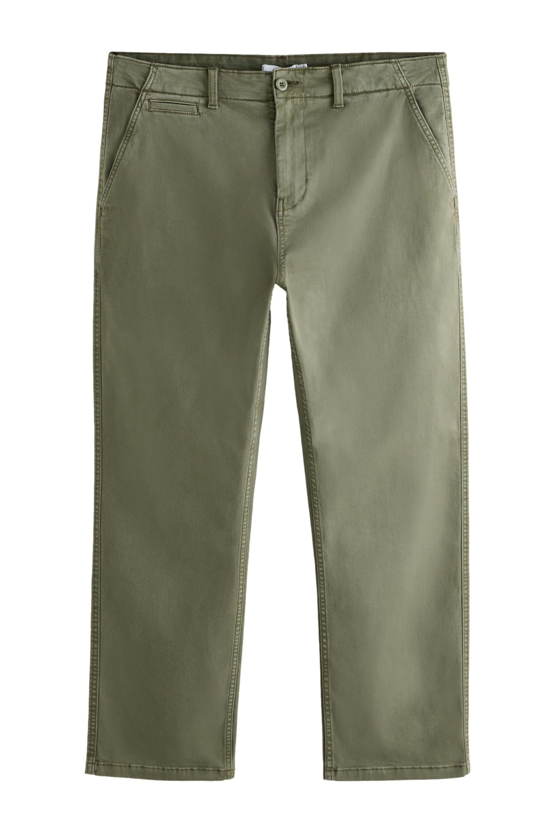 Next Chinohose Straight Fit Chinohose mit authentischer Waschung (1-tlg)
