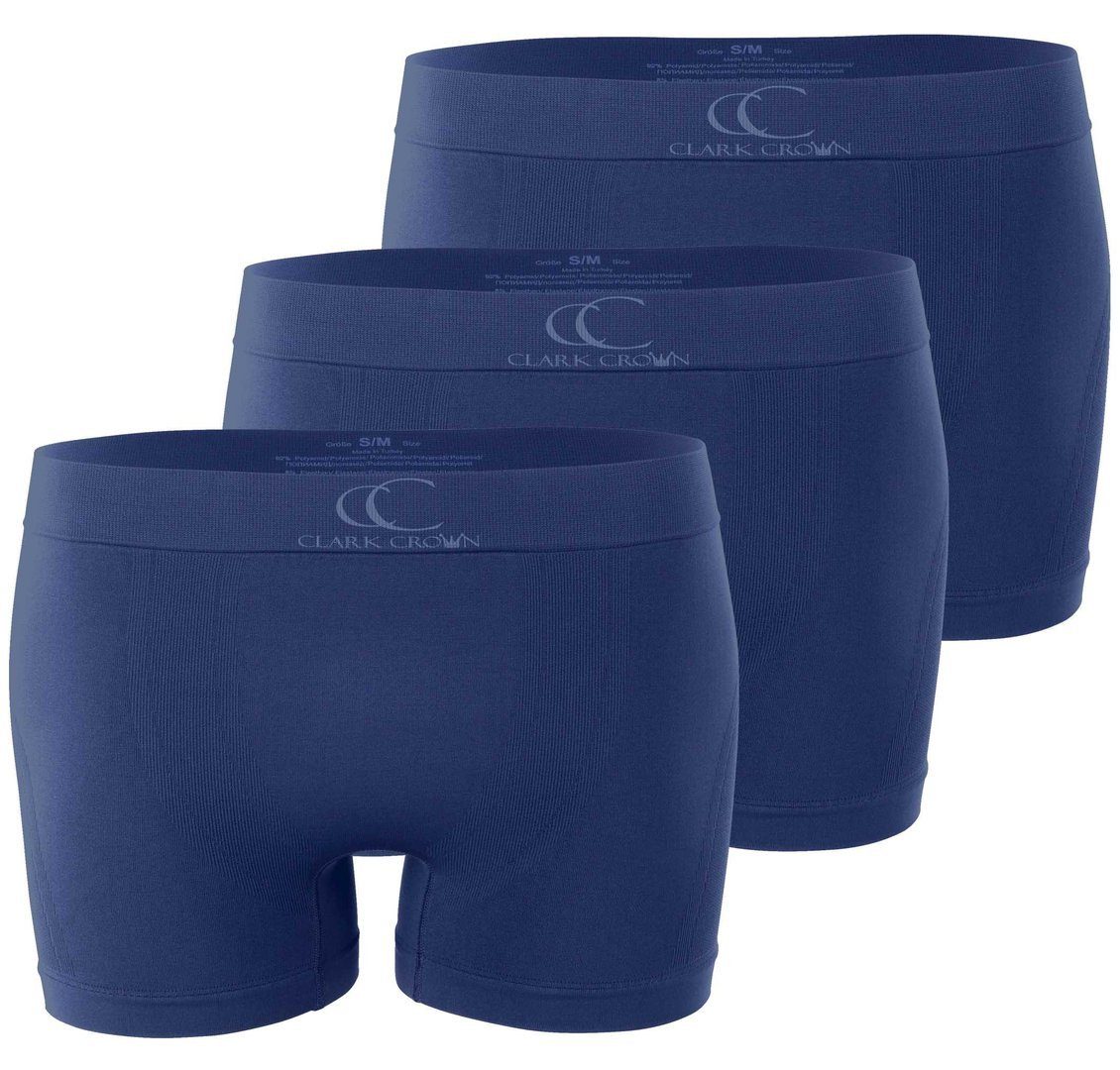 Clark Crown® Boxershorts Seamless (3-St) weiche Microfaser-Qualität günstig online kaufen
