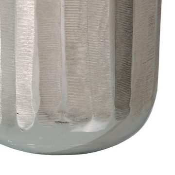 Bigbuy Dekovase Vase Silber Aluminium 15 x 15 x 38 cm