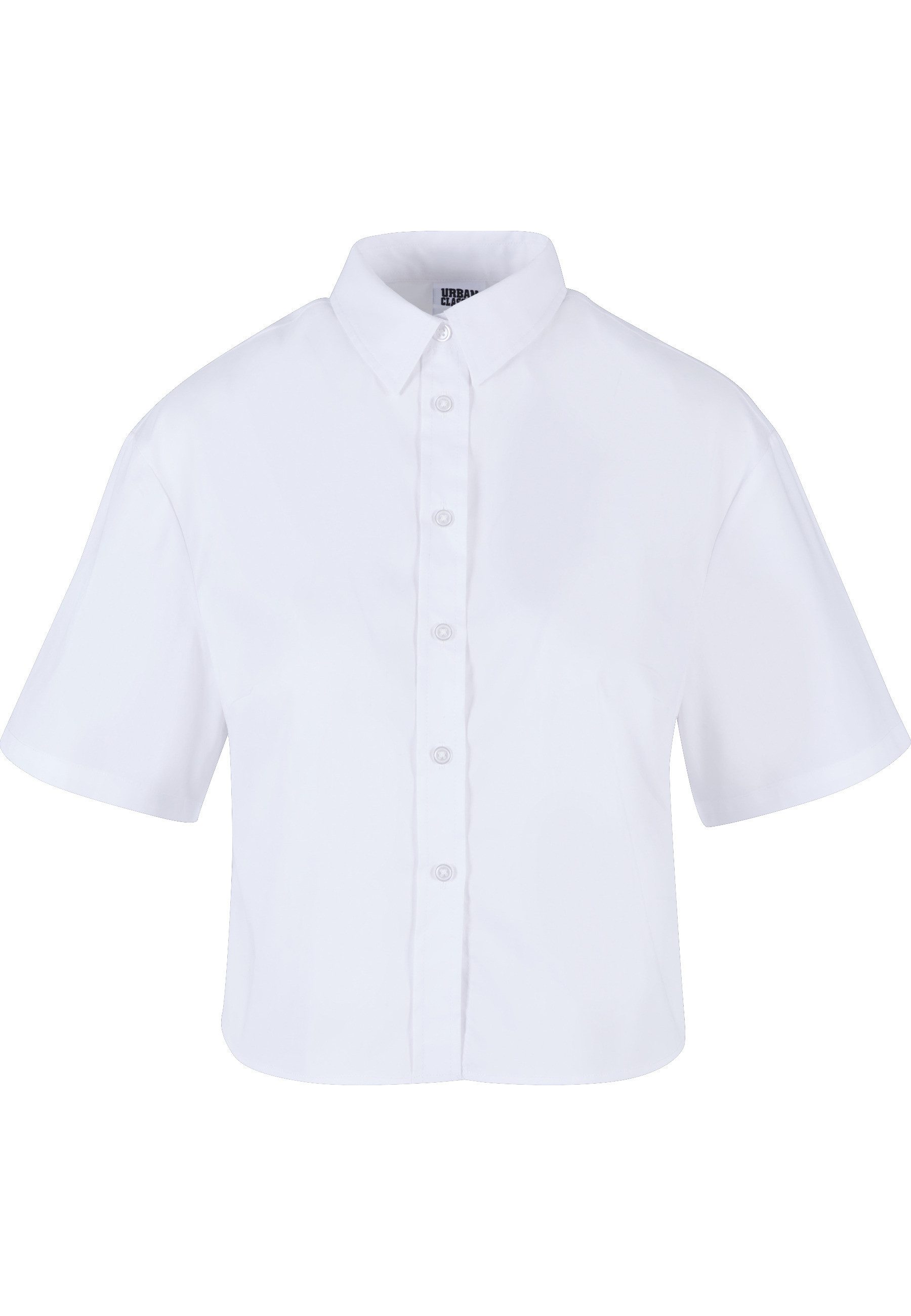 URBAN CLASSICS Langarmhemd Urban Classics Damen Ladies Oversized Shirt