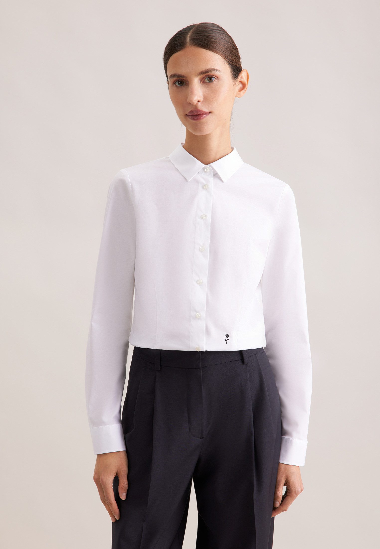 seidensticker Hemdbluse 1/1 Kragen Uni günstig online kaufen