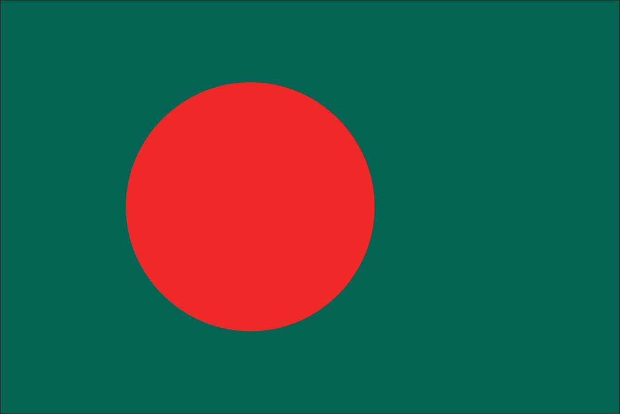 flaggenmeer Flagge Flagge Bangladesch 110 g/m² Querformat