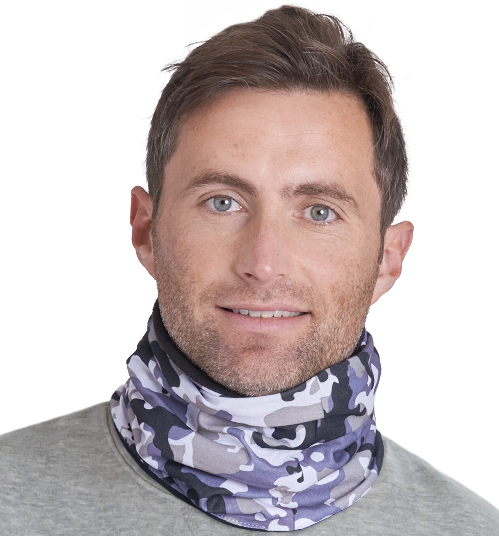 Halswärmer Schlauch Schal Schlauchschal für Damen und Herren Loop Schal