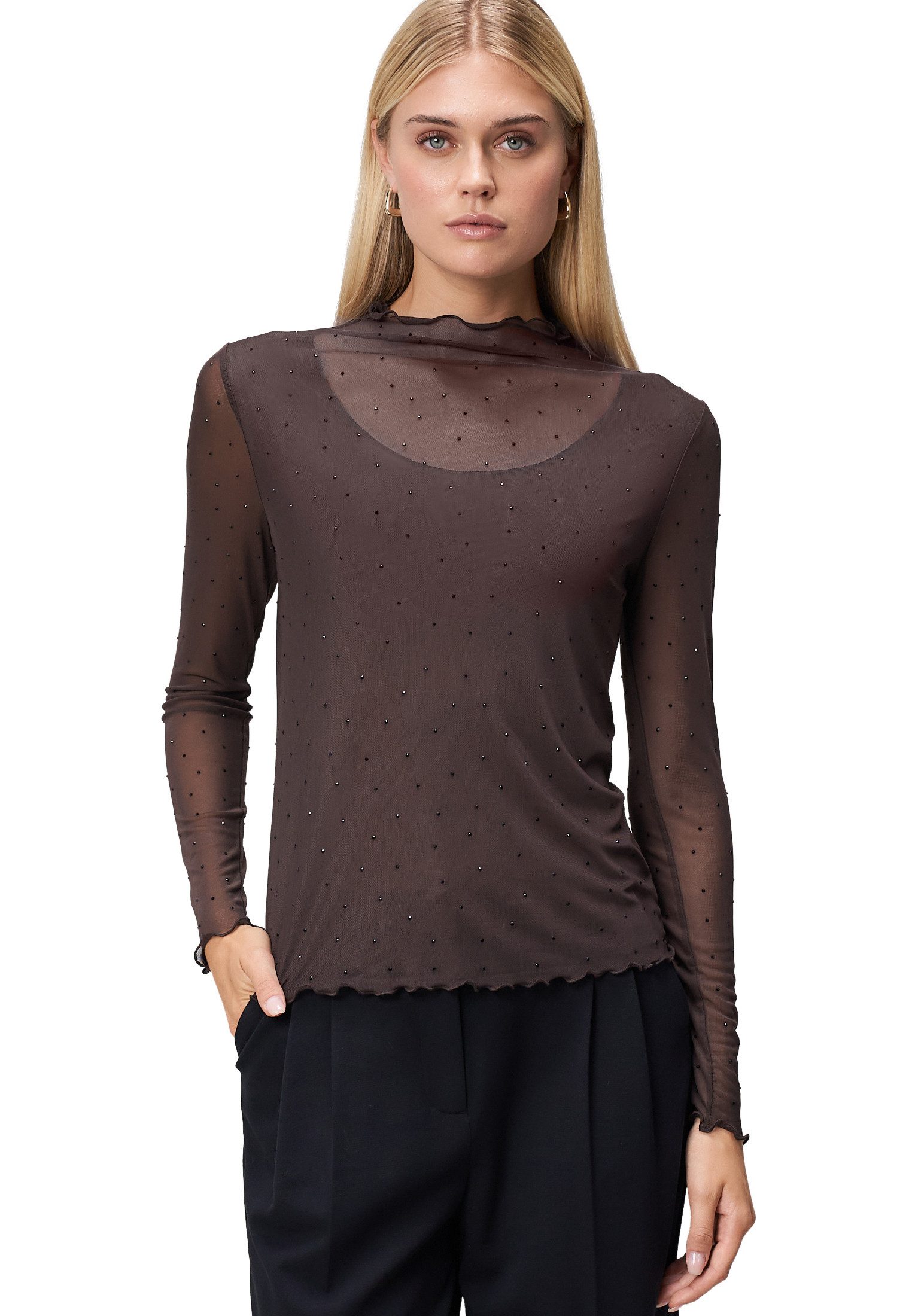 Zero Kurzarmshirt Damen Meshshirt (1-tlg) weiteres Detail günstig online kaufen