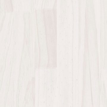 vidaXL Hochbeet Pflanzkübel 2 Stk Weiß 50x50x70 cm Massivholz Kiefer Holz