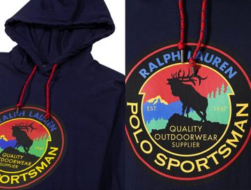 Ralph Lauren Kapuzensweatshirt POLO RALPH LAUREN Hooded LS T-Shirt Shirt Jersey Hoodie Retro Sweatshi