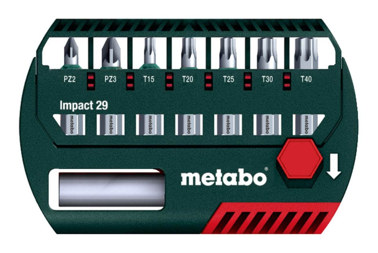 Impact 29 Bit-Set, metabo Bohr- und Schlagschrauber für Bit-Box