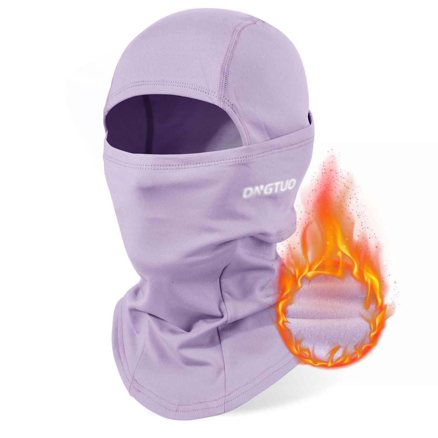 LuxusKollektion Sturmhaube Sturmhaube Balaclava Winter Winddicht Fleece Herren Damen Violett