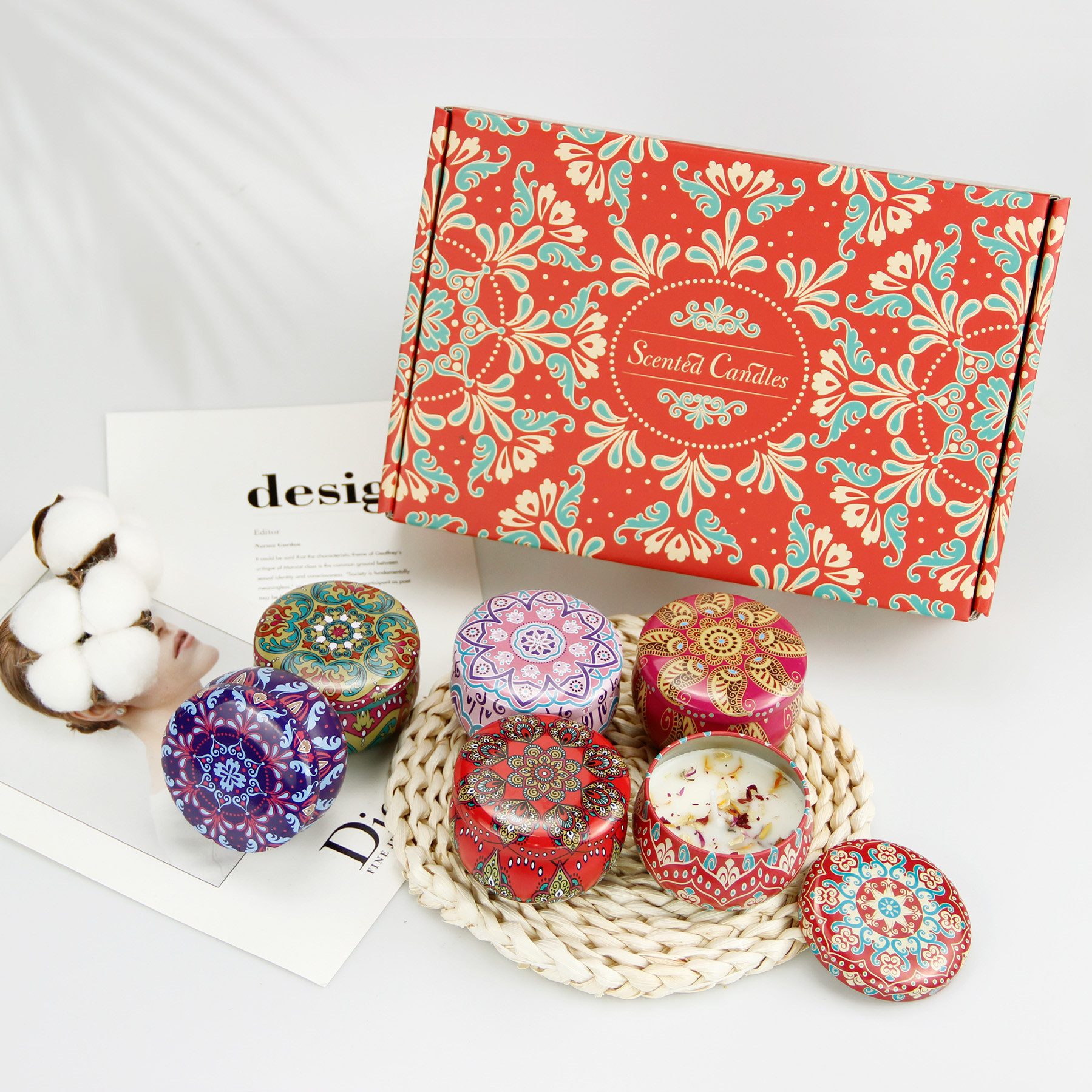 XDOVET Duftkerze Duftkerzen Geschenkset 6 Stück günstig online kaufen