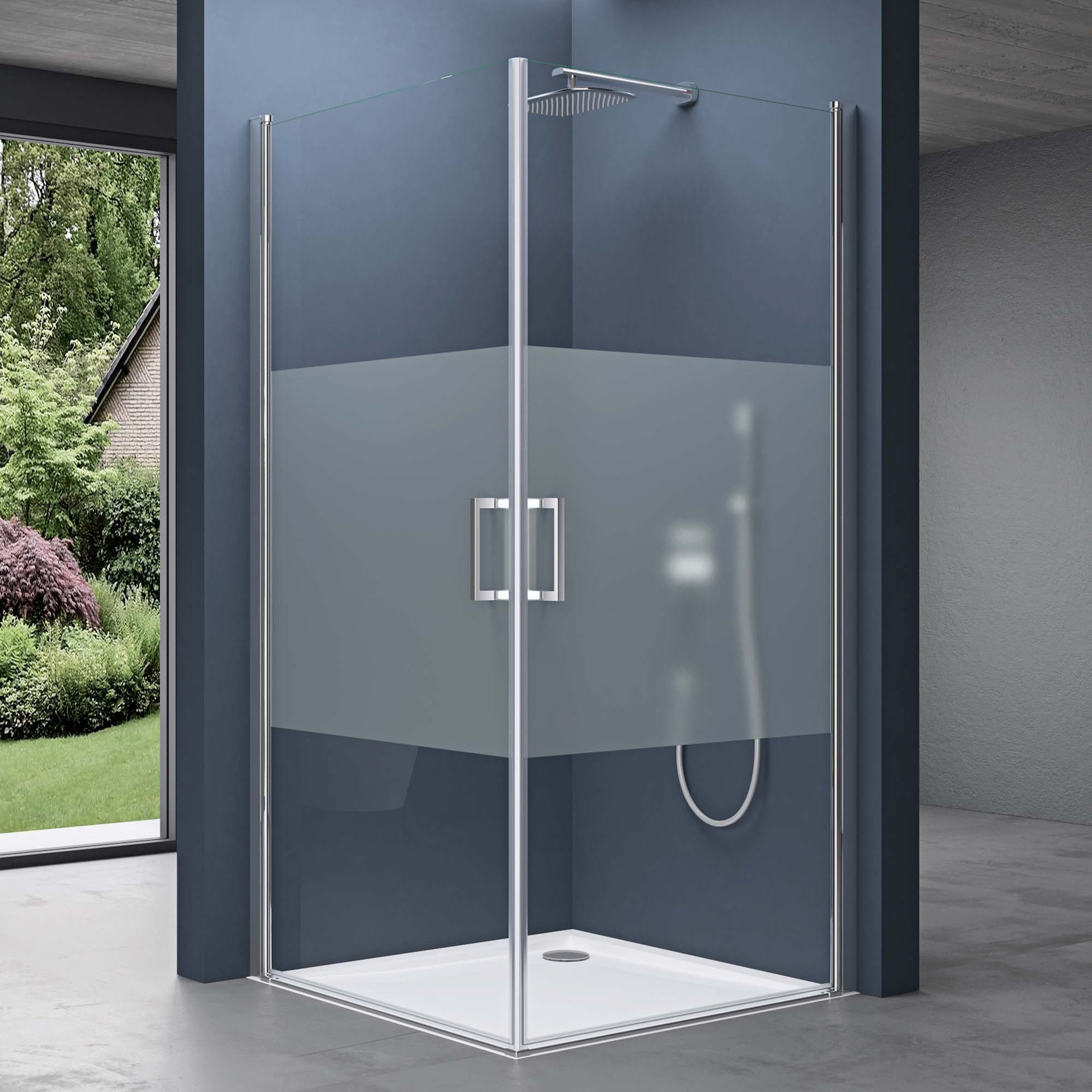 doporro Eckdusche Eck-Duschkabine Ravenna24 ESG-Sicherheitsglas Easy-Clean- günstig online kaufen