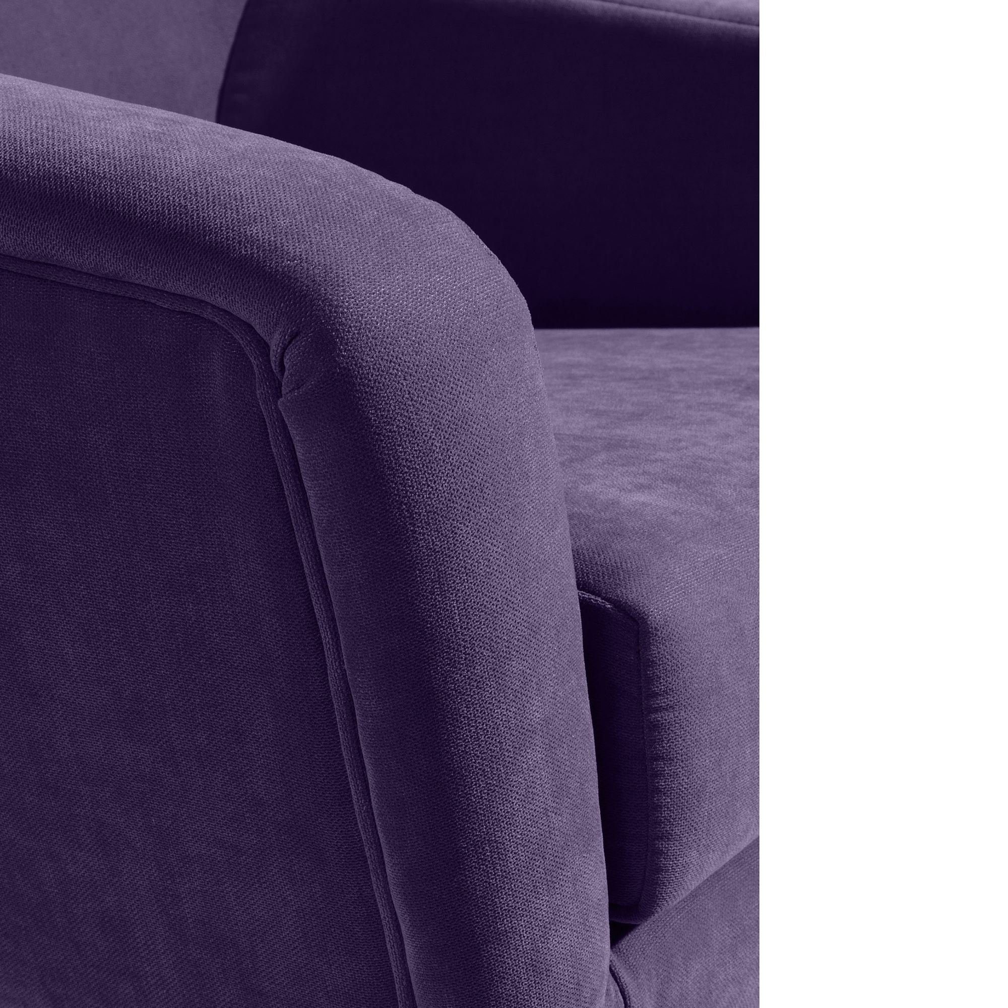 21081 violett Kostenlosem verarbeitet,bequemer / Bezug Sitz 1-St), Sessel Kessel Buche Sessel aufm natur inkl. hochwertig 58 Veloursstoff Kachka Versand, (Sparpreis