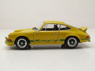 Whitebox Modellauto Porsche 911 Carrera 2.7 RS 1972 gelb Modellauto 1:24 Whitebox, Maßstab 1:24