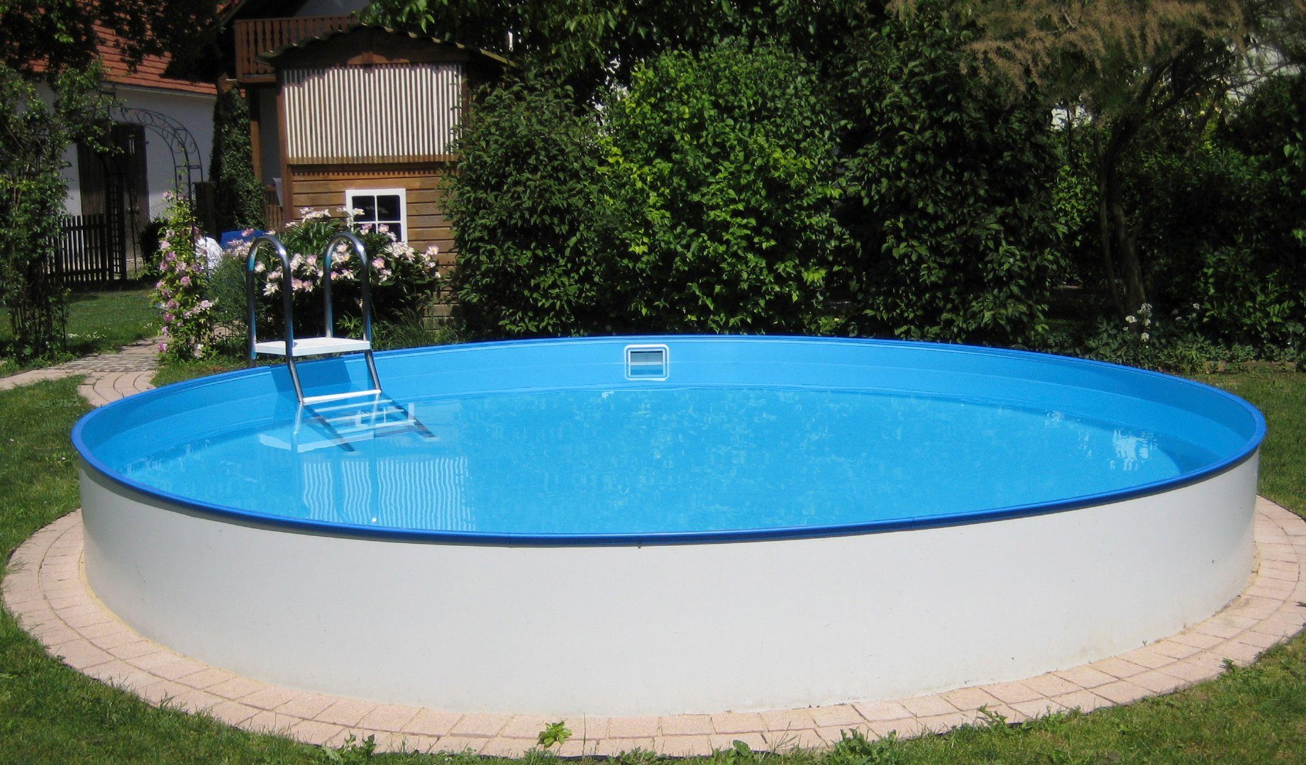 KWAD Rundpool PALMA inkl. Dämmung Protector zum Teileinbau (Set, 5-tlg), 5-tlg., mit Foliensack 0,6mm