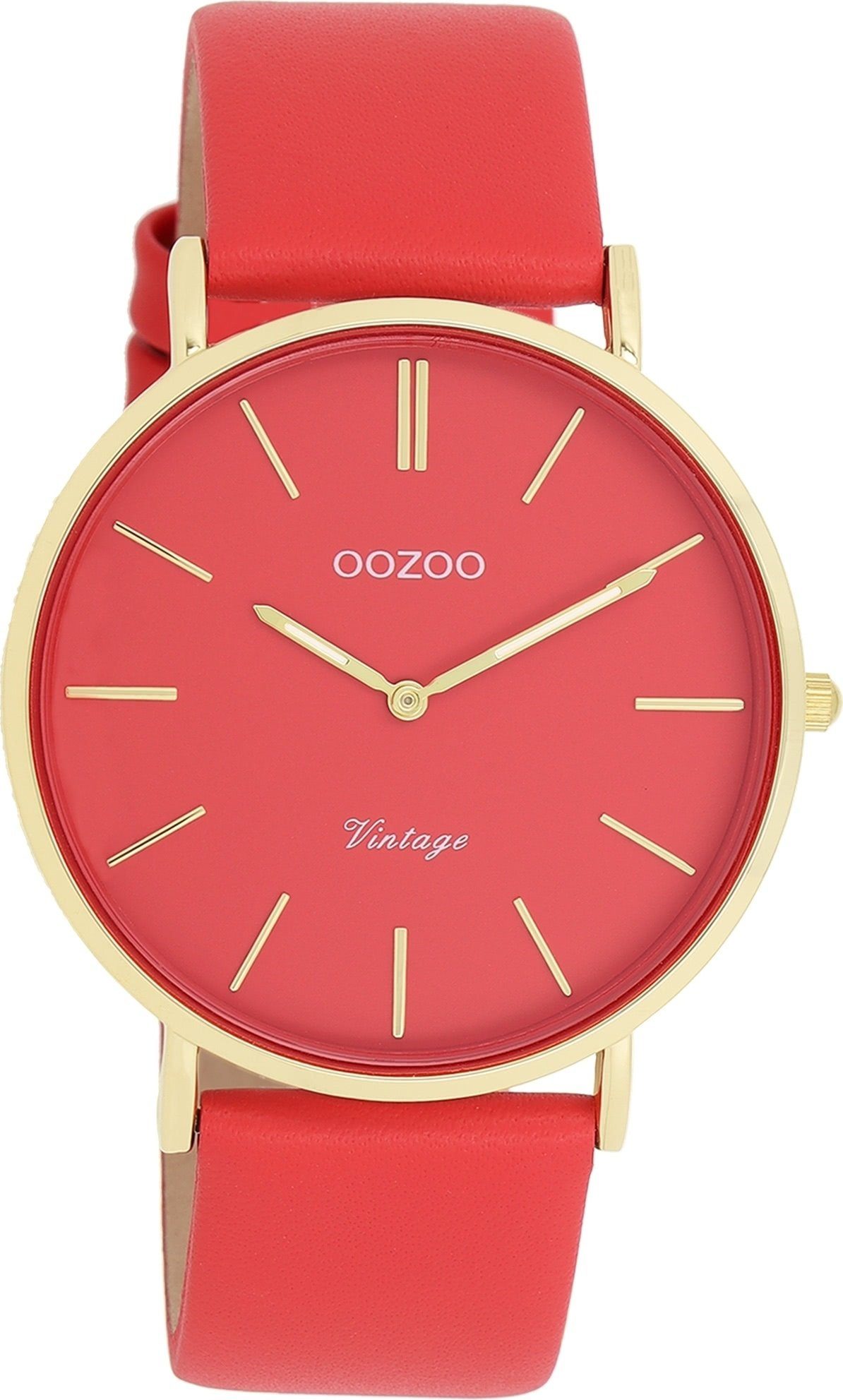OOZOO Quarzuhr Oozoo Damen Armbanduhr Vintage Analog, (Analoguhr), Damenuhr günstig online kaufen
