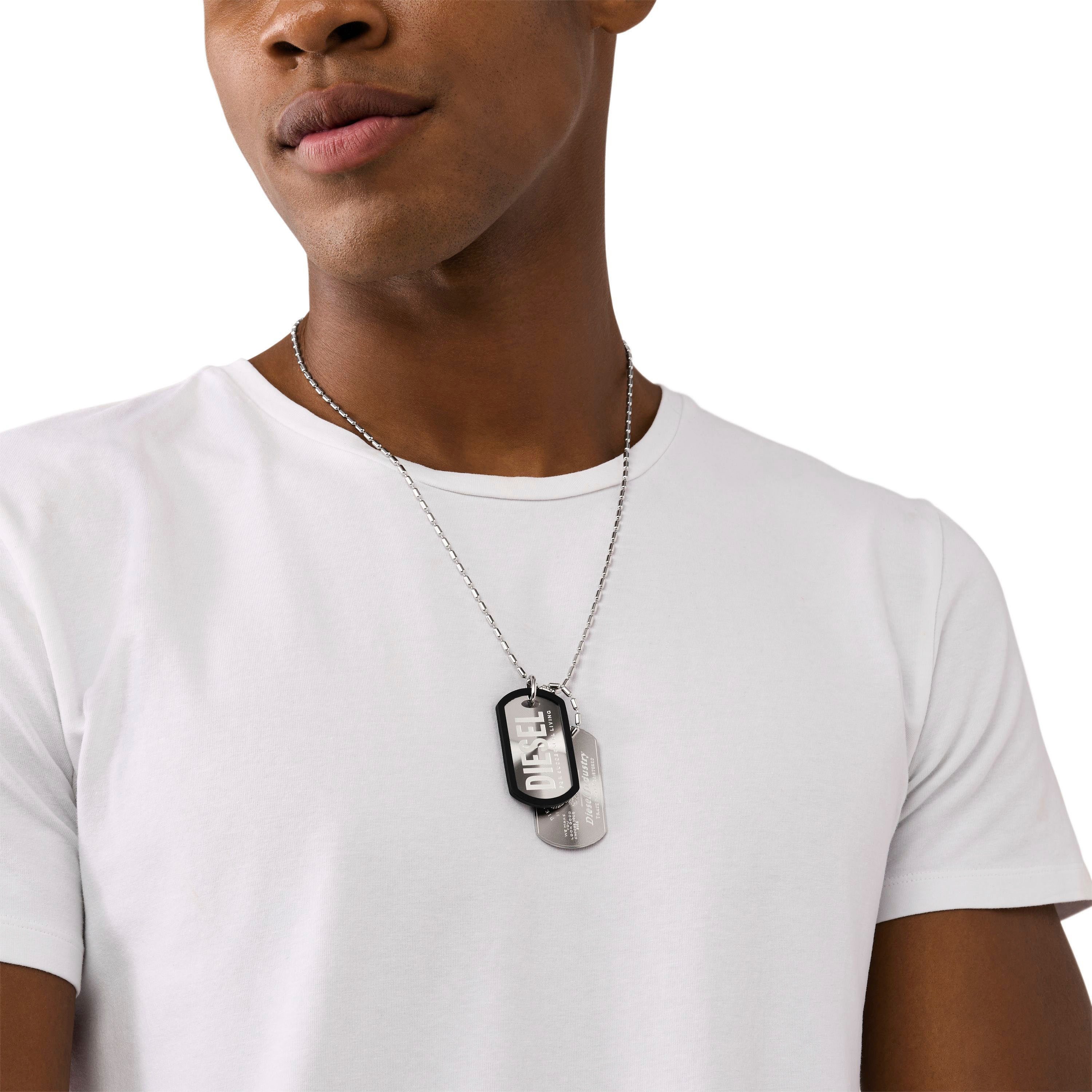 Diesel Kette mit Anhänger Schmuck Gesch...