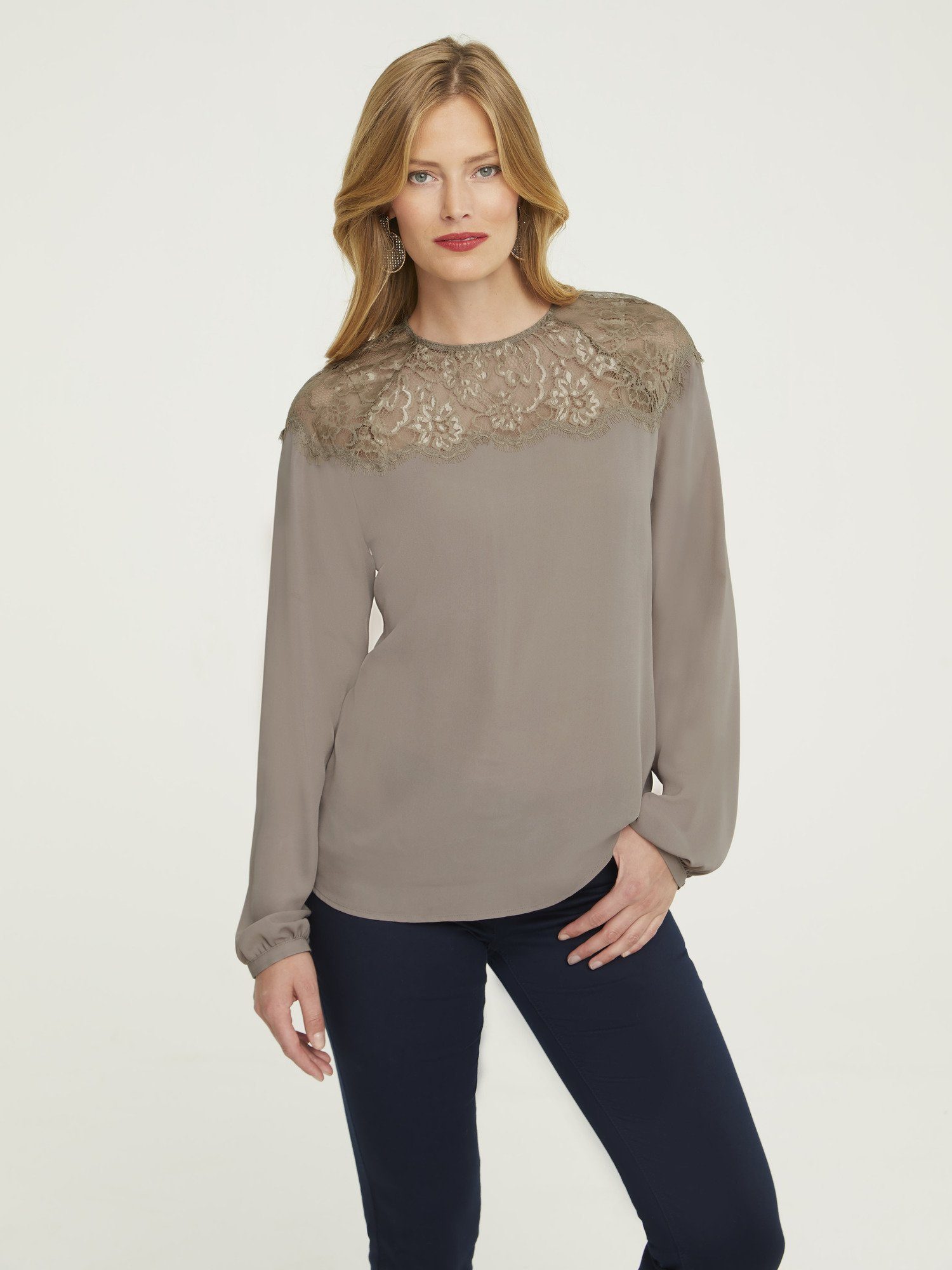 ASHLEY BROOKE by Heine Spitzenbluse mit Spitze | OTTO