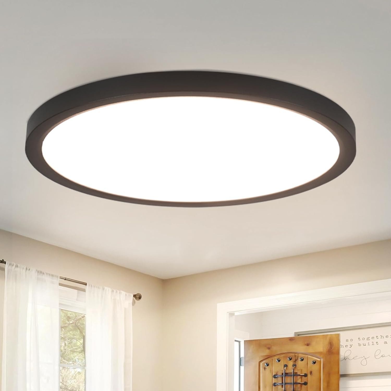 Nettlife LED Panel LED Panel 23/30CM Deckenleuchte Lampe 18/21W, LED fest i günstig online kaufen