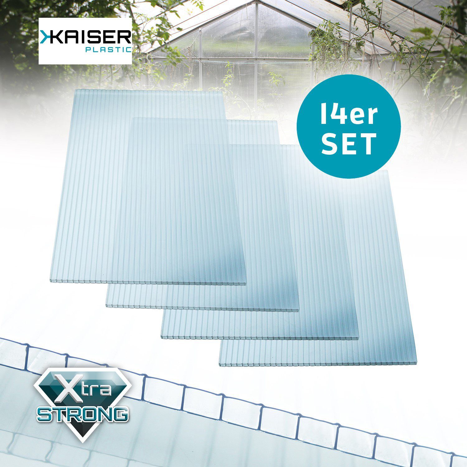 Kaiser plastic Gewächshaus Gewächshaus...