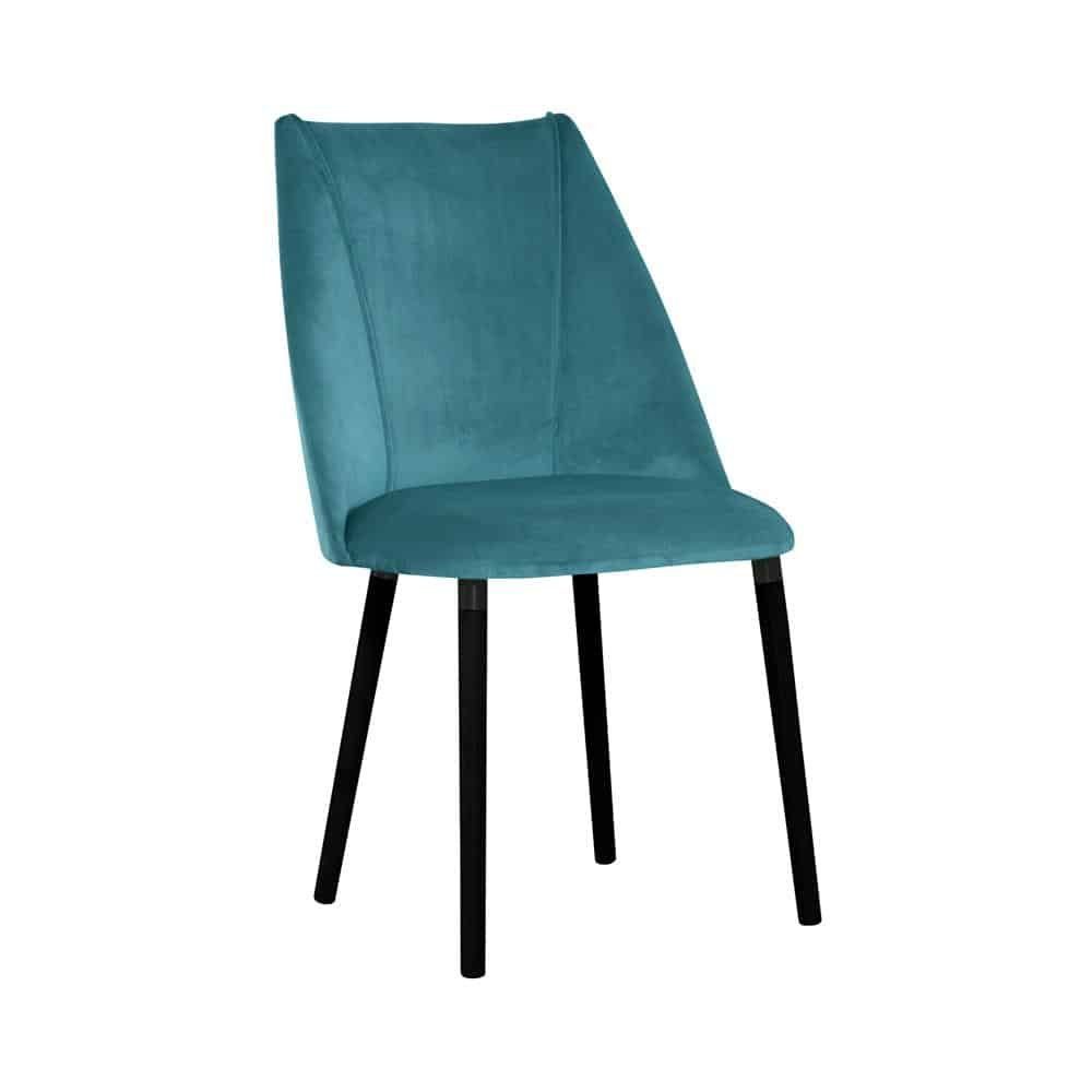 Stuhl, Polster Sitz Neu Türkis Wartezimmer JVmoebel Ess Textil Design Stoff Praxis Stuhl Stühle Zimmer