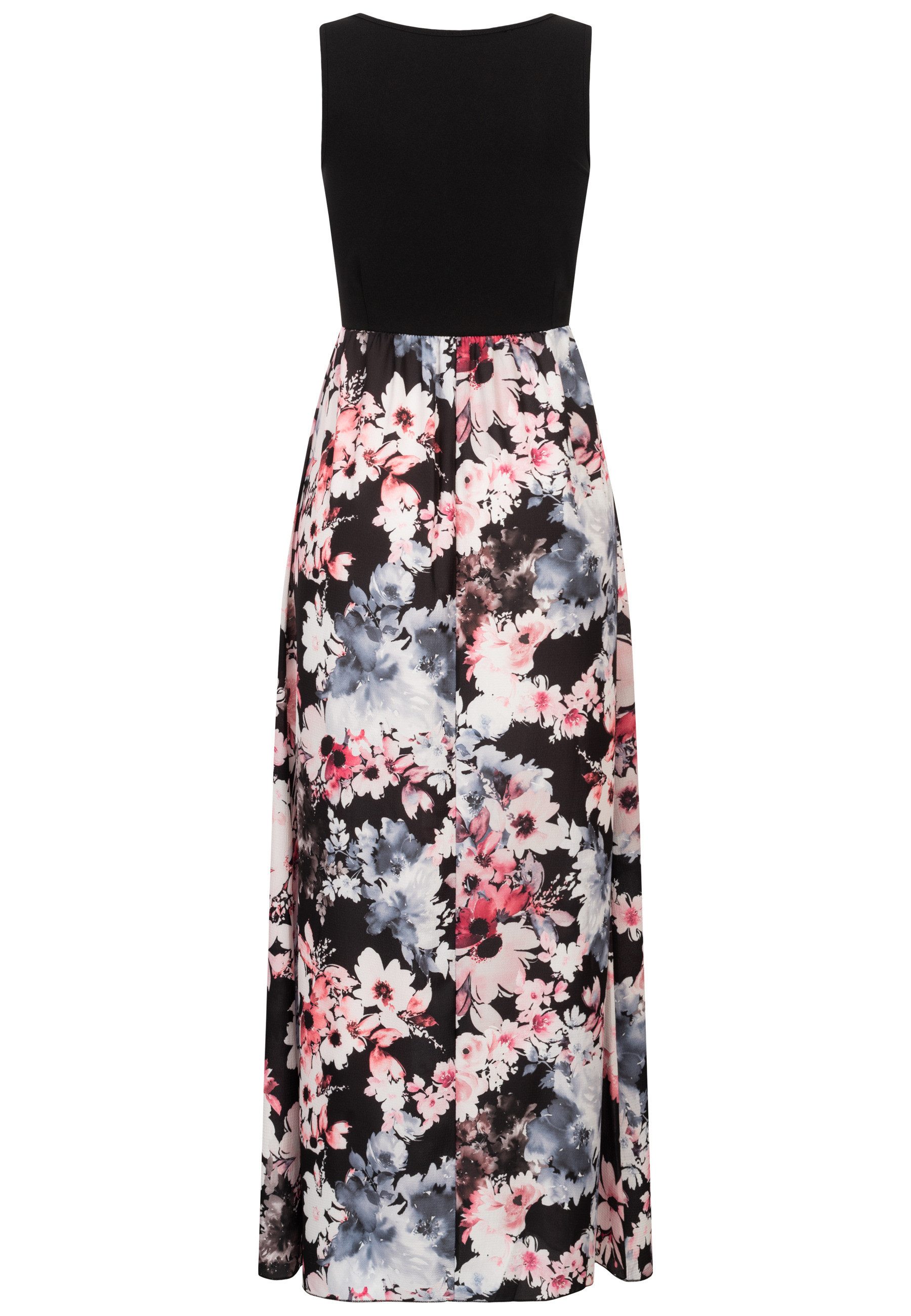 CLOUD 5IVE Shirtkleid CLOUD 5IVE Cloud5ive Damen Maxi Kleid Blumen Muster (1-tlg) – Bild 2 von 5